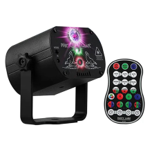 7-kleurige LED DJ Disco Laser Geluid Stroboscoop Podiumverlichting