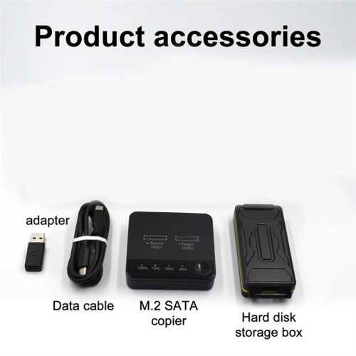 Εξωτερικό περίβλημα διπλασιαστή M.2 SATA Dual Bay SSD