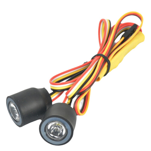 Lâmpada de luz universal multifuncional para carro RC 2LED 1