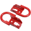 2PCS Front Towing Hook Red New for 2015-2019 FL3Z1 11