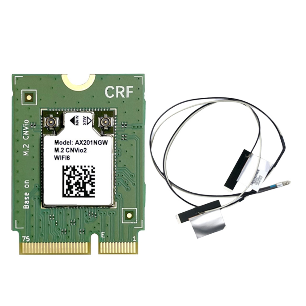 Ax201 Wifi Card+2Xantenna 6 M.2 Cnvio 2974Mbps 2.4 4852575035521