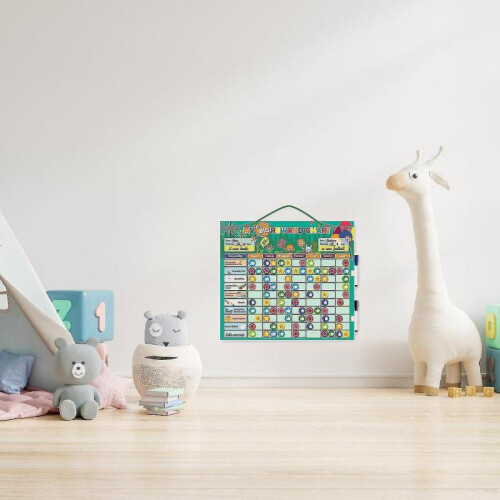 Reward Behavior Chores Chart Board Educational Table Kids Toy Durable for Kids 2
