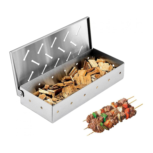 Savustuslaatikko BBQ-puulastut sisä- ja ulkokäyttöön 2