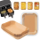 Papier spécial rectangulaire pour doublure de friteuse à air Doub 5