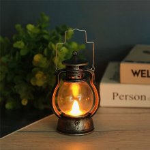 12 stuks mini lantaarn decoratief met LED-kaars Vin