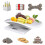 Digital Pet Scale Electronic Kitchen Food Weight Scale with Lcd Display 10kg/22lb 2