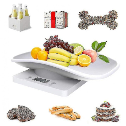 Digital Pet Scale Electronic Kitchen Food Weight Scale with Lcd Display 10kg/22lb 1