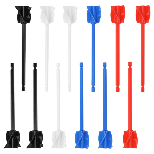 Accessoire mélangeur époxy pour perceuse, ensemble de 12 pièces - H