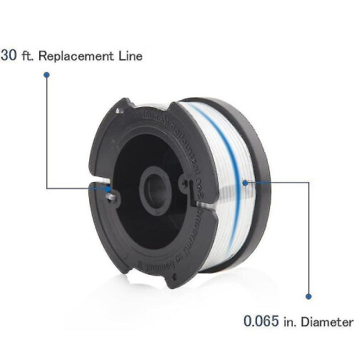 6 Pack Line Spool with 2 Covers for Replace Grass Trimmers Replacement Spoo 1