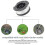 6 Pack Line Spool with 2 Covers for Replace Grass Trimmers Replacement Spoo 5