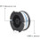 6 Pack Line Spool with 2 Covers for Replace Grass Trimmers Replacement Spoo 6
