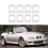 8PCS Car Seat Rail Bushing Spacers for Z3 E36 & Z3 3