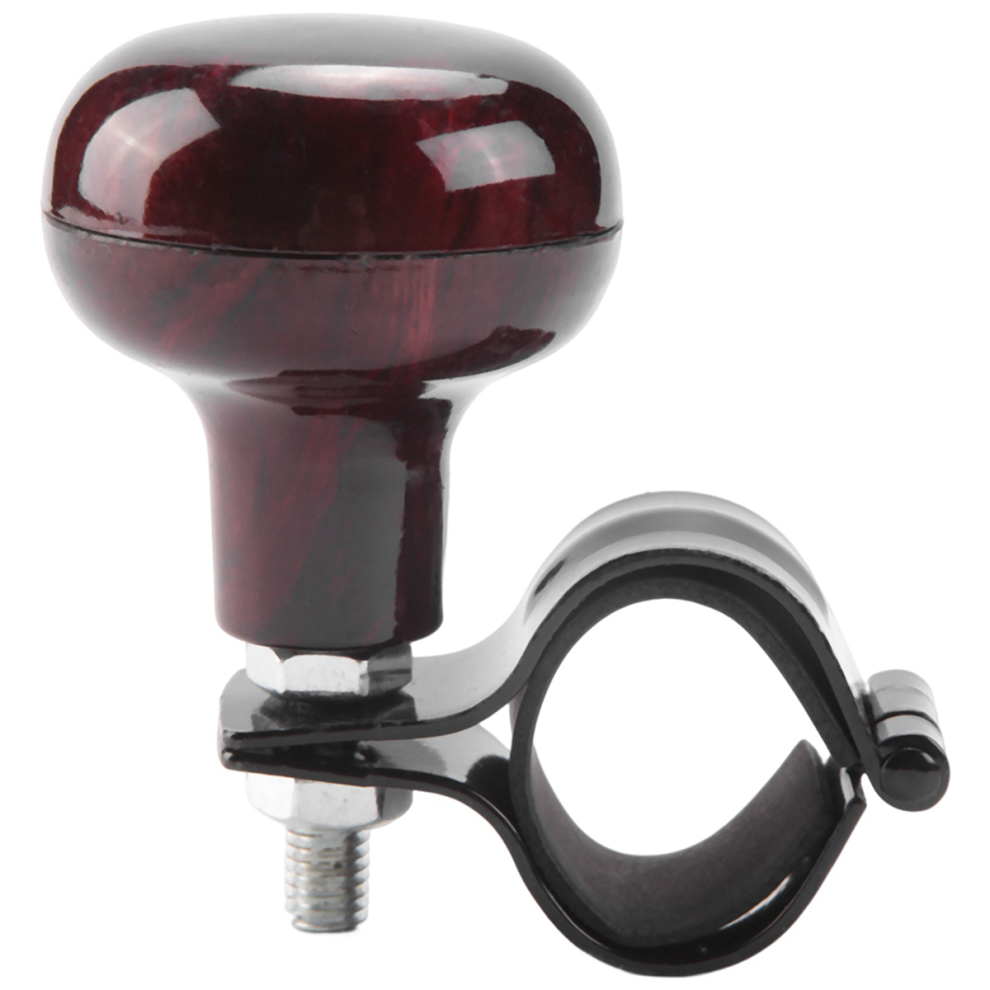 Wood Steering Wheel Spinner Knob Universal F Grain 4851577070783