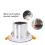 Mini Ceiling Speaker 12W HiFi Stereo Loudspeaker H 4