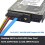 Adaptador de placa de expansão SAS 6 Gbps (7 e 15) 22 pinos M 4