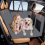 Capa para assento de carro para cães com fundo rígido e extensão traseira 4