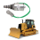 Ηλεκτρομαγνητική βαλβίδα 24V 171-3685 1713685 για CAT CAT36 4