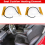 6C3Z-14D696-A 2Pcs Car Front Seat Cushion Heating 3