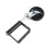 Spring Loaded Gate Wheel 330lbs Stainless Steel 30mm Hole Adjustable Brake 16