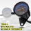 Cafe Racer Retro Motorfiets Aangepaste Meter LED Ind 4
