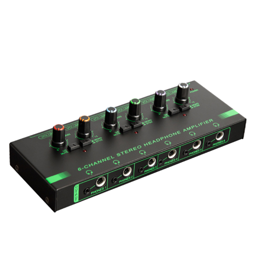 Interf. audio amplificatore per cuffie stereo a 6 canali 1