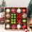 42 Stück Weihnachtskugel-Ornamente, bruchsichere Christbaumkugel 8
