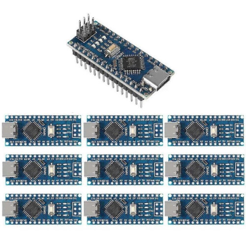 10pcs for Arduino Nano V 3.0 Atmega328 Controller Compatible Board Module PCB Development Board TYPE