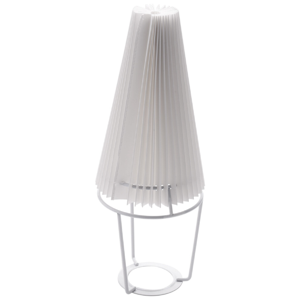 Lampe de table à abat-jour plissé, lampes sur pied japonaises