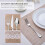 75Pcs Burlap Lace Cutlery Pouch Rustic Wedding Tab 5