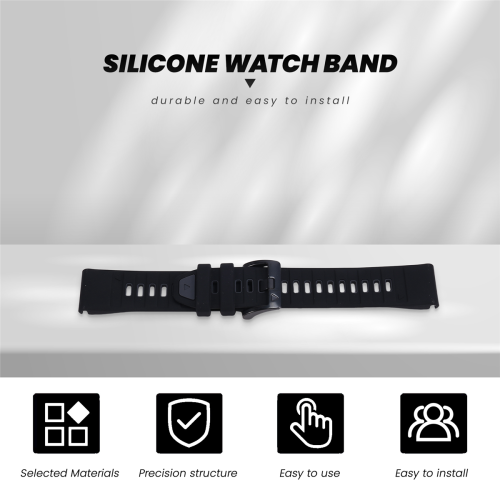 Silicone Watch Band for 8 5 6 7 Pro Soft Strap Men 2
