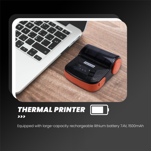 Φορητός εκτυπωτής Bluetooth υψηλής ταχύτητας Mini Thermal 2