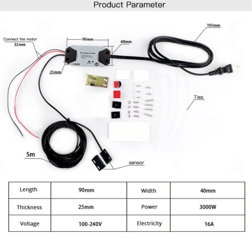 Tuya WIFI Smart Garagedeuropener Controller APP