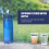 Wasserflasche mit Filter, verschließbarem Deckel, gratis Purifie 6