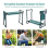2-in-1-Gartenkniebank und -sitz, Klappsitz mit EVA 4