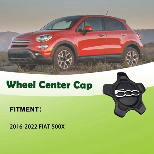 4-teilige Auto-Radnabenkappenabdeckung für 500X 2016-2022 2