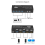Switch KVM compatível com 8K 60Hz DP/-USB 3.0 2 monitores 7