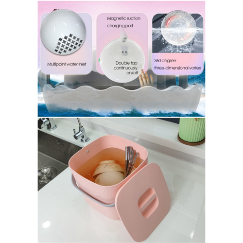 Mini Dishwasher 18W Rechargeable Household Electri