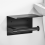 Toilet Paper Holder, Matte Black Holder Wall Mount 3