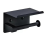 Toilet Paper Holder, Matte Black Holder Wall Mount 2