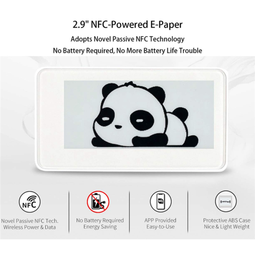 2.9 Inch Wireless NFC-Powered EPaper Eink E Paper 2