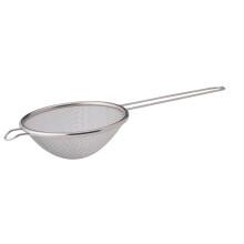 Passoire mailles fines de cuisine HIC avec poigne d'assistance en acier inoxydable 18/8 5,5 pouces