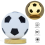Football Night Light USB LED Circular Solid Wood G 5