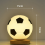 Football Night Light USB LED Circular Solid Wood G 10