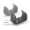 Universal Power Bank Holder Quick Release Clamp M 8