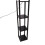 Modern Shelf Floor Lamp Soft Light 4-Tier Open She 5