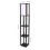 Modern Shelf Floor Lamp Soft Light 4-Tier Open She 3
