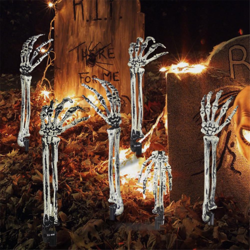10 Pieces of Halloween Skeleton Arm Decorations Re 2