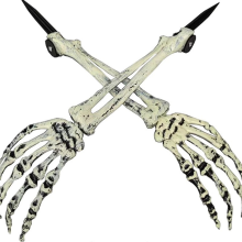 10 Pieces of Halloween Skeleton Arm Decorations Re