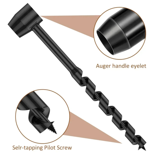 Outdoor Auger Drill Bits Camping BushcraftManual H 2