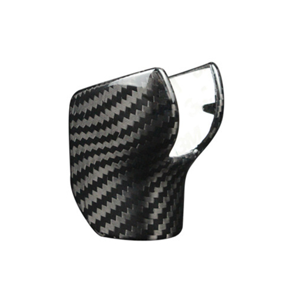 Dry Real Carbon Fiber Car Shift Knob Trim Gear Cov 4854188170729